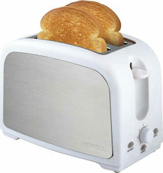 Hoomei Prăjitor de pâine 2 sloturi 700W Alb