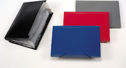 Black Red Clipboard Flexible Accordion for Paper A4 Blue BR78002 1pcs