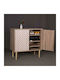 2227 Wooden Shoe Organizer with 4 Shelves Sonoma - White 75x37x75cm