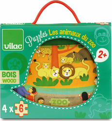 Ξύλινο Παιδικό Puzzle Ζωολογικός Κήπος 24pcs Vilac Ξύλινο Παιδικό Puzzle Ζωολογικός Κήπος 24pcs Vilac