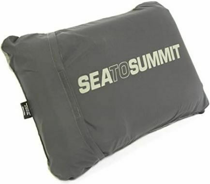 Sea to Summit Luxury Φουσκωτό Μαξιλαράκι Ταξιδίου Μαξιλαράκι Τετράγωνο Πολυεστερικό Γκρι