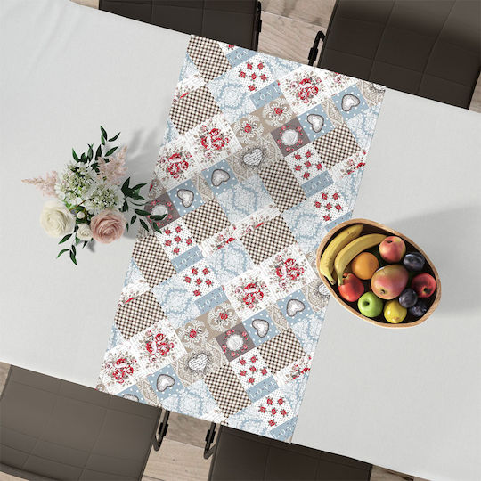 Lino Home Runner Lia 401 Ciel 45x145cm