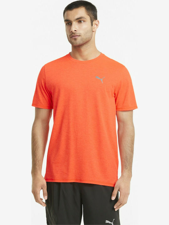 Puma Herren T-Shirt Kurzarm Orange