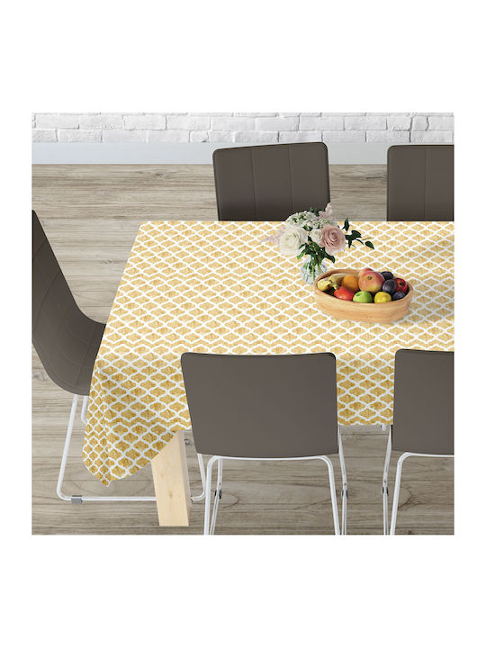 Lino Home Tablecloth Cell 201 Gold 140x180cm