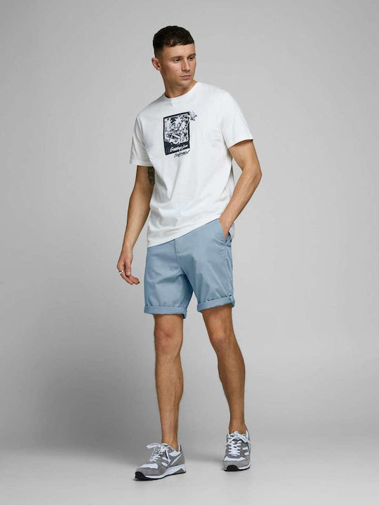 Jack & Jones Men's Chino Monochrome Shorts Blue...