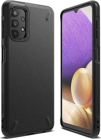 Ringke Onyx Back Cover Σιλικόνης με Λουράκι Μαύρο (Galaxy A32 5G)