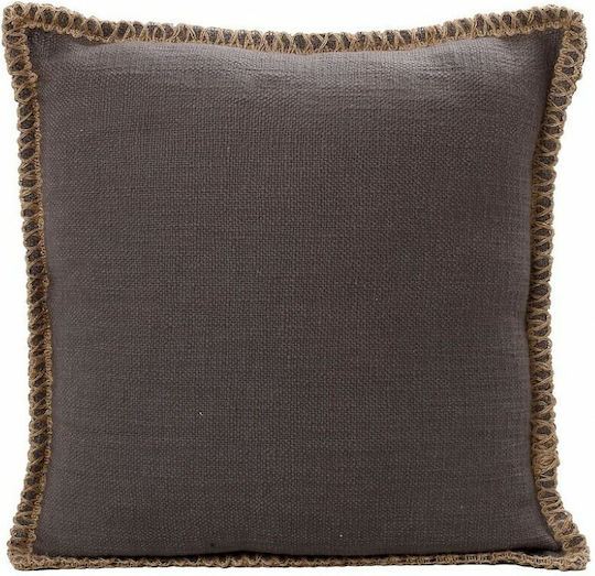 Espiel Espiel Sofa Cushion 100% Cotton Gray 45x45cm