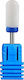 Safety Nail Drill Ceramic Bit with Barrel Head Blue