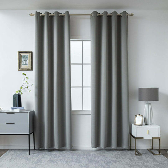 Beauty Home Perdea Cu Capse Antracit 140x270cm