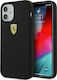 Ferrari On Track Silicone Back Cover Σιλικόνης Μαύρο (iPhone 12 mini)