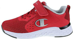 Champion Low Cut Bold B PS Running Red