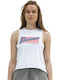 Women's Summer Blouse Cotton Sleeveless White