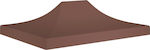 vidaXL Cover for Kiosk Brown 3x4m 270gr/m²