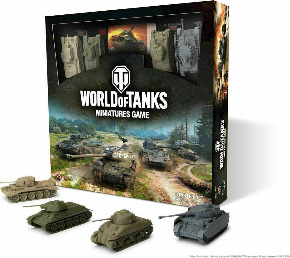 Gale Force Nine World Of Tanks: Set Dadi E Decalcomanie USA – Espansione Ufficiale Per Il Gioco Da Tavolo