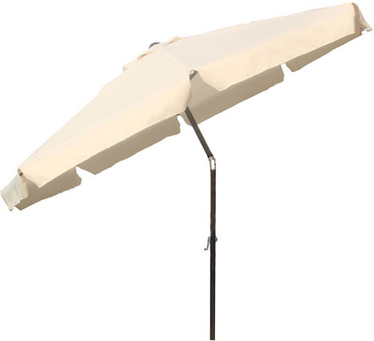 Umbrelă Rotundă Din aluminiu 2005 Bej Φ2.5m