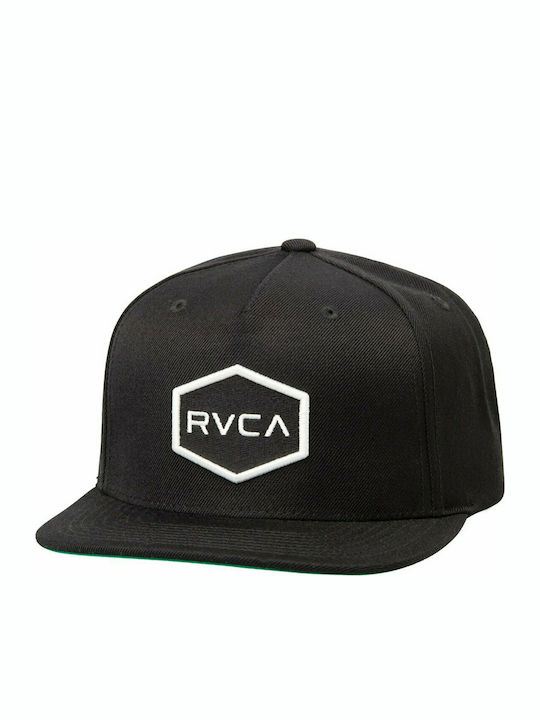 RVCA Men's Snapback Cap Black