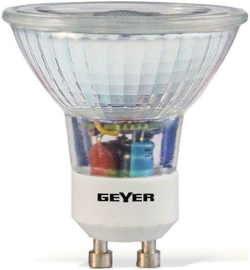Geyer Λάμπα LED 5W για Ντουί GU10 και Σχήμα PAR16 Φυσικό Λευκό 550lm
