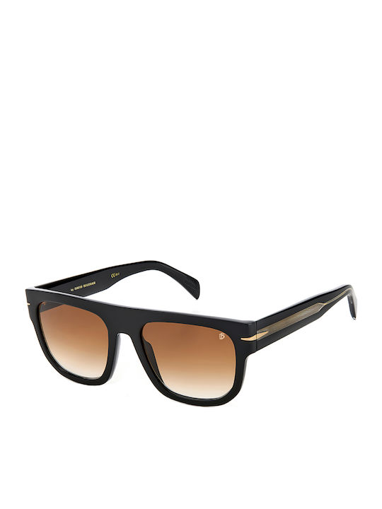 David Beckham Men's Sunglasses with Black Plast...