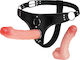 Baile Harness με Dildo στο χρώμα του δέρματος 2τμχ