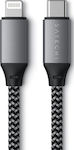 Satechi Braided USB-C to Lightning Cable 60W Μαύρο 0.25m (ST-TCL10M)