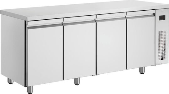 Inomak Ψυγείο Πάγκος χωρίς Μοτέρ Ramnus Υ87.5xΠ199.5xΒ70cm