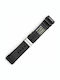 JP2000 Rubber Strap Black 24mm