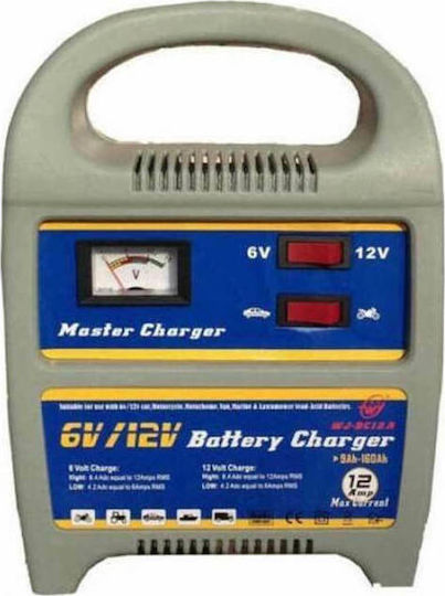 Φορτιστής Μπαταρίας Αυτοκινήτου 6/12V WJ-BC12A 6V & 12V 12AH