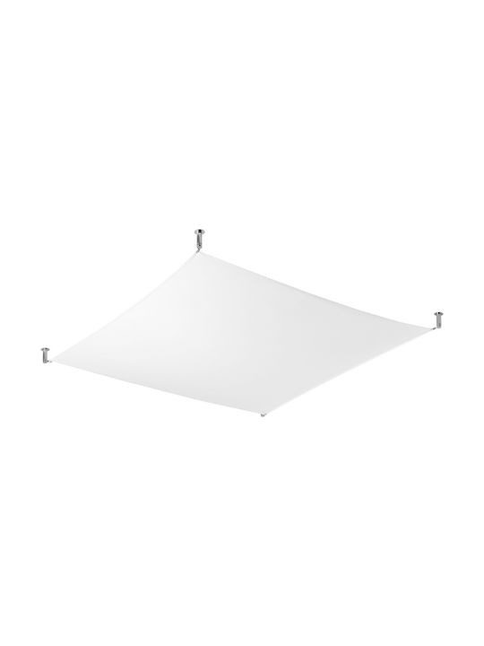 Sollux Luna 4 Plafonieră de Tavan 65buc Albă cu LED Integrat