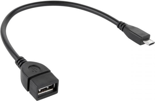 Cabletech Μετατροπέας micro USB male σε USB-A female 1τμχ DM-2908