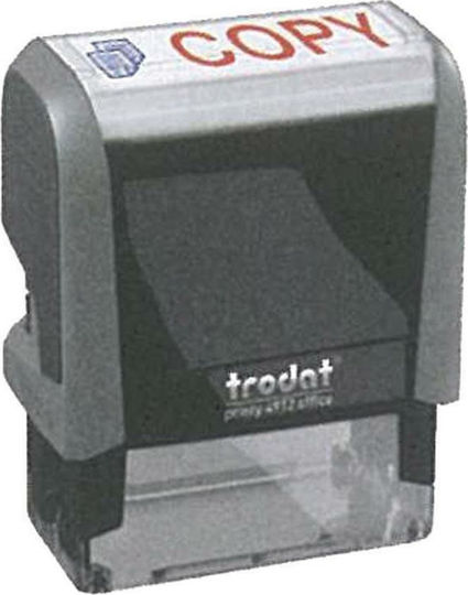 Trodat Printy Ορθογώνια Σφραγίδα Αυτόματη "Εξωφλήθη" σε Ελληνική Γλώσσα