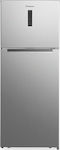 Inventor Double Door Refrigerator 415lt Total NoFrost H178xW70.5xD68.2cm. Inox