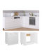 Dulap pentru Chiuvetă Alb 50x46x81.5buc