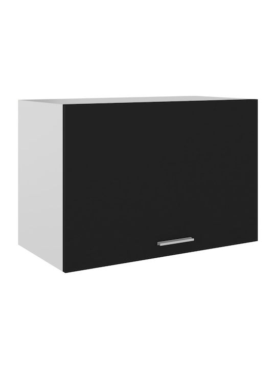 Wall Cabinet Μαύρο L60xW31xH40cm