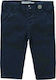 Boboli Kids Fabric Wide Leg Trousers Blue