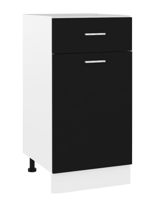 Floor Cabinet Μαύρο L40xW46xH81.5cm