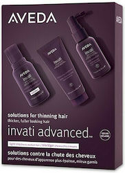 Aveda Men's Travel Hair Care Set Invati Advanced Light Discovery with Conditioner / Serum / Shampoo 3pcs