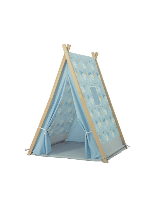 Mother Baby Kids House Play Tent Roomy Camp 03561 Blue