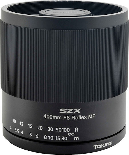 Tokina Full Frame Φωτογραφικός Φακός SZX 400mm f/8 Reflex MF Telephoto για Sony E Mount Μαύρος