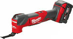 Milwaukee M18 FMT-502X Oszillierend Elektrisches Multifunktionswerkzeug Brushless 2x5Ah mit Geschwindigkeitsregelung