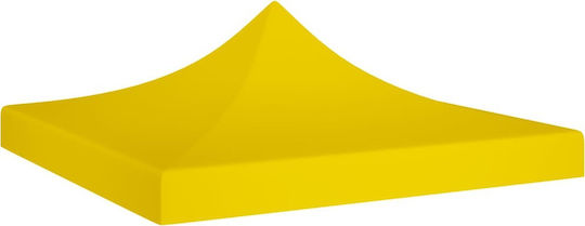 vidaXL Pavillonabdeckung Gelb mit PVC-Beschichtung 3x3m