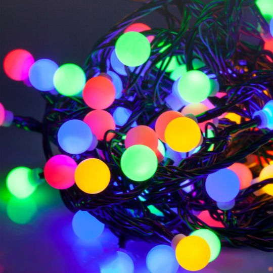 100 Λαμπάκια LED 10μ. RGB σε Σειρά