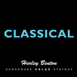 Harley Benton Set of Silver Plated Strings for Classic Guitar Valuestrings CL Normal