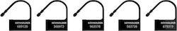 Shots Man Cage Black Spare Locks Клетка за Пенис в Черен Цвят 5бр