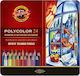 Koh-I-Noor Polycolor 24 Ξυλομπογιές Σετ 24 χρώματα