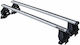 Menabo Car Roof Bars Aluminum for Honda Jazz 5D 2007-2014 Set with Roof Rack Legs Silver