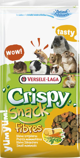 Versele Laga Behandelt für Meerschweinchen / Hase / Hamster Crispy Snack Fibers 650gr 1Stück