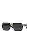 Versace Men's Sunglasses with Black Plastic Frame and Black Lens VE4399 GB1/87