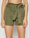 Women's High-waisted Shorts Olive