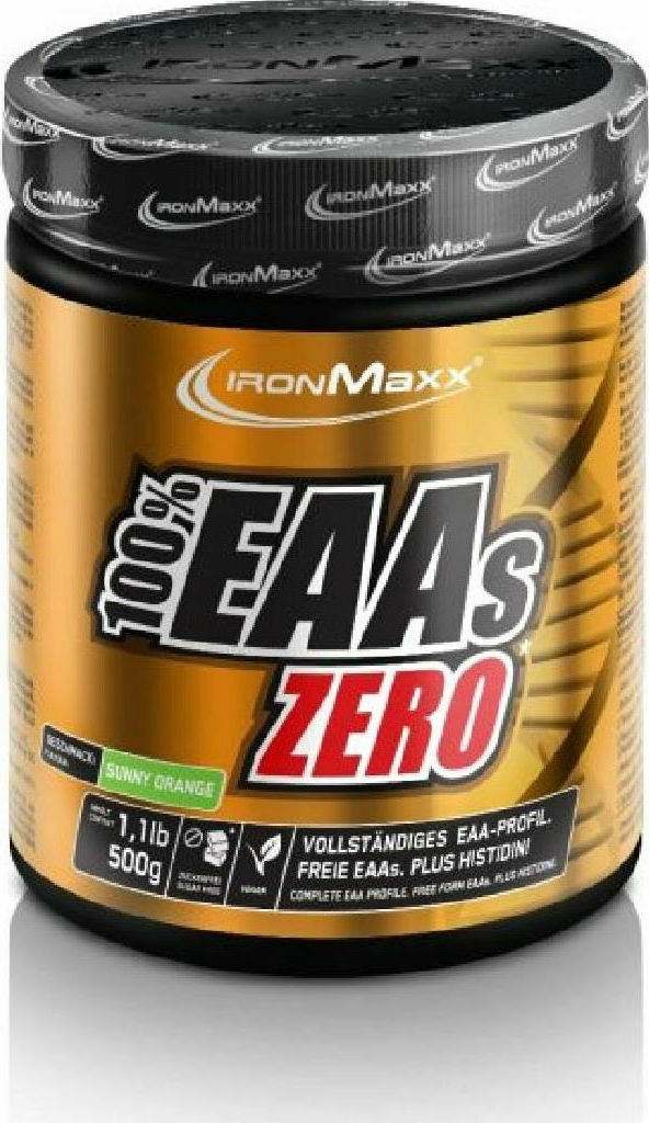 IronMaxx 100 EAAs Zero 500gr Sunny Orange Skroutz.gr