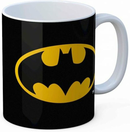 Sd Toys Dc Cοmics Batman Logo Becher Keramik Schwarz